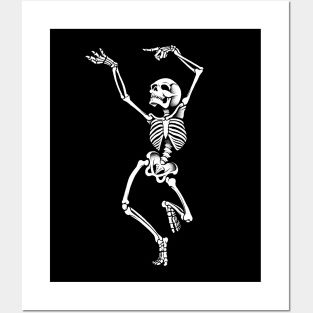 Dancing Skelleton Posters and Art